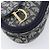 Pouch Saddle Christian Dior Trotter Canvas Navy Tono Oro Auth ar14184 Blu navy - Ansicht 9