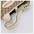 Borsa a tracolla GUCCI GG Canvas Pelle Beige Oro 145778 Auth 204438A D'oro - vista 7