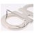 Fibbie Salvatore Ferragamo Gancini in metallo bianco argento Auth ar14199 - vista 13