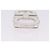 Fibbie Salvatore Ferragamo Gancini in metallo bianco argento Auth ar14199 - vista 4