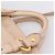 Borsa a Mano Miu Miu Vitellolux 2way Beige Gold Auth 204167V D'oro - vista 14