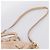 Borsa a Mano Miu Miu Vitellolux 2way Beige Gold Auth 204167V D'oro - vista 15