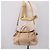 Borsa a Mano Miu Miu Vitellolux 2way Beige Gold Auth 204167V D'oro - vista 26
