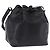 Borsa a tracolla LOUIS VUITTON Epi Petit Noe Nera M44102 LV Auth 205071A Nero