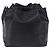 Borsa a tracolla LOUIS VUITTON Epi Petit Noe Nera M44102 LV Auth 205071A Nero - vista 13