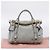 Borsa a mano Miu Miu in pelle 2way Grigio Tono Oro Auth 167606M Marrone - vista 12