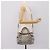 Borsa a mano Miu Miu in pelle 2way Grigio Tono Oro Auth 167606M Marrone - vista 25