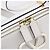 Borsa a tracolla VALENTINO in pelle bianca e oro Auth 202663A Bianco D'oro - vista 21