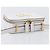 Borsa a tracolla VALENTINO in pelle bianca e oro Auth 202663A Bianco D'oro - vista 8
