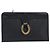 Borsa a Pochette Christian Dior Trotter Canvas PVC Nero Oro Auth ki6859A D'oro - vista 2