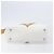 LOUIS VUITTON Borsa a Tracolla Baguette GM Pelle Bianca Argento LV Auth 203256 Bianco - vista 5