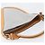 LOUIS VUITTON Borsa a Tracolla Baguette GM Pelle Bianca Argento LV Auth 203256 Bianco - vista 6