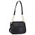 Bolsa de Ombro com Corrente PRADA em Couro Preto e Ouro Auth am12576V Dourado
