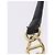 Bolsa de Ombro com Corrente PRADA em Couro Preto e Ouro Auth am12576V Dourado - vista 16