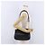 Bolsa de Ombro com Corrente PRADA em Couro Preto e Ouro Auth am12576V Dourado - vista 30