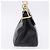 Bolsa de Ombro com Corrente PRADA em Couro Preto e Ouro Auth am12576V Dourado - vista 4