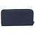 PRADA Langbeutel aus Leder Navy Silver Auth 205101V Silber Marineblau - Ansicht 2