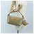 Céline Borsa a mano CELINE Macadam Canvas PVC Beige Gold Auth 201135V D'oro - vista 29