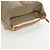Céline Borsa a mano CELINE Macadam Canvas PVC Beige Gold Auth 201135V D'oro - vista 7