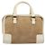 Borsa a mano LOEWE Amazona 28 Camoscio Beige Tono Oro Auth 204571V - vista 2