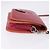 Bolso de hombro LOEWE de cuero rojo y dorado auténtico 204848 Roja - vista 3
