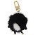 LOUIS VUITTON Porte Cles Wide Panda Bag Charm Fur Black M63094 LV Auth 204063M Nero Bianco - vista 2