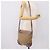 Borsa a tracolla GUCCI GG Canvas Mayfair Beige Gold 257065 Auth 204812 D'oro - vista 24