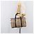 Burberrys Nova Check Boston Bag Canvas Beige Gold Auth am12606V Golden - Ansicht 23