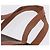 Céline CELINE Macadam Canvas Tote Bag PVC Leder Braun Gold Auth 204387 Golden - Ansicht 11