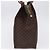 Céline CELINE Macadam Canvas Tote Bag PVC Leder Braun Gold Auth 204387 Golden - Ansicht 7