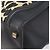 Céline CELINE Luggage Mini Shopper Handtasche Canvas Leather Black Gold Auth 203648A Schwarz Golden - Ansicht 10