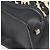 Céline CELINE Luggage Mini Shopper Handtasche Canvas Leather Black Gold Auth 203648A Schwarz Golden - Ansicht 11