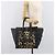 Céline CELINE Luggage Mini Shopper Handtasche Canvas Leather Black Gold Auth 203648A Schwarz Golden - Ansicht 26