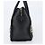Céline CELINE Luggage Mini Shopper Handtasche Canvas Leather Black Gold Auth 203648A Schwarz Golden - Ansicht 4
