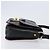 Borsa a tracolla Miu Miu Madras in pelle nera e oro Auth 204572V Nero - vista 3