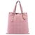 Autre Marque Borsa Tote SAINT LAURENT Kahala Canvas Pink Silver 121631 Auth BA15529A Argento Rosa - vista 3