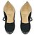 Jimmy Choo Black Bing Crystal Embellished Patent Leather Flats Nero - vista 6