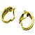 Orecchini Van Cleef & Arpels, "Ceinture", oro giallo, diamanti e smeraldo. - vista 2