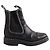 Chloé Biker-Stiefel aus schwarzem Leder