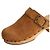 Ba&Sh Clogs aus Wildleder camel Kamel - Ansicht 5