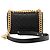 CHANEL - Borsa a tracolla mini Chanel Boy in pelle caviar nera Nero - vista 3