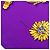 Pañuelo de seda Hermès Clips Morado 90 Púrpura - vista 4