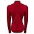 Alaïa Jersey de punto de lana con cuello cisne Alaia Maroon Red Roja - vista 3