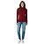 Alaïa Jersey de punto de lana con cuello cisne Alaia Maroon Red Roja - vista 5