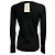 Gabriela Hearst Black Alexandrite Langärmeliger Strickcardigan mit Knopfleiste Schwarz - Ansicht 3