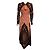 Altuzarra Maxikleid aus Seide mit Sinopia-Print in Schwarz / Orange / Rot Mehrfarben - Ansicht 3