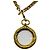 Collana con pendente a lente d'ingrandimento Chanel Vintage Gold CC Logo D'oro - vista 2