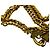Collana con pendente a lente d'ingrandimento Chanel Vintage Gold CC Logo D'oro - vista 4
