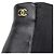 Botines de piel Chanel Black / Gold CC Logo Negro - vista 10