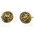 Orecchini a clip Chanel Vintage Gold Enameled CC Logo D'oro - vista 4